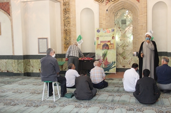 برگزاری مراسم عید غدیر خم در مسجد امام علی النقی (ع) بیمارستان شریعتی  